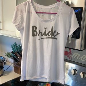 NWT!! Bride tee shirt